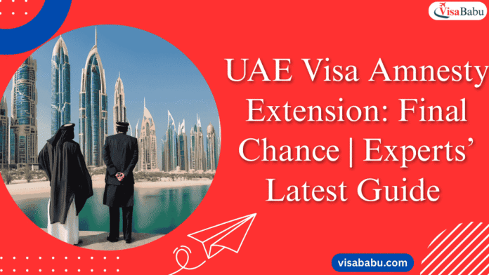 UAE Visa Amnesty Extension Final Chance Experts’ Latest Guide - VisaBabu