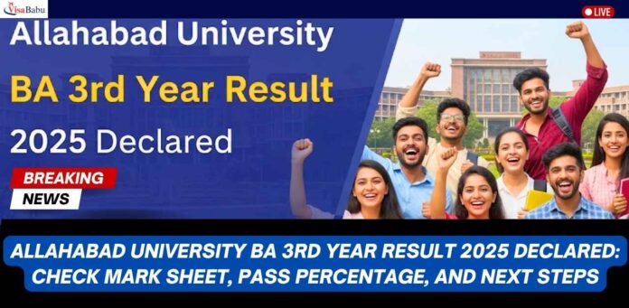 BA 3rd Year Result Allahabad University 2025: Direct Link & New Update